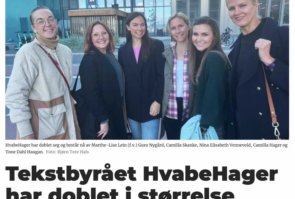 Slik går det når man har mye å gjøre, si!